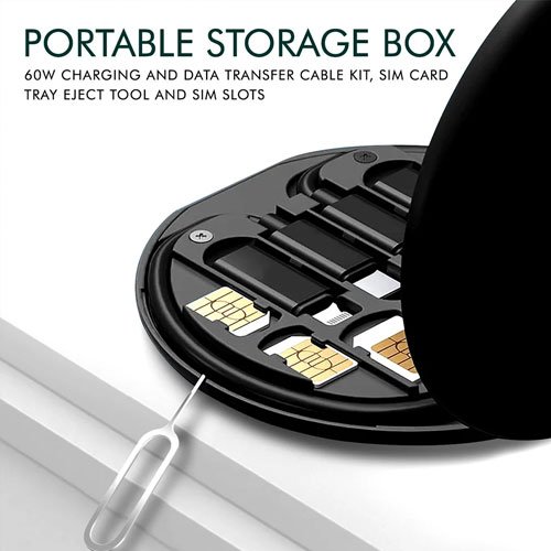 6 in 1 cable kit gift set