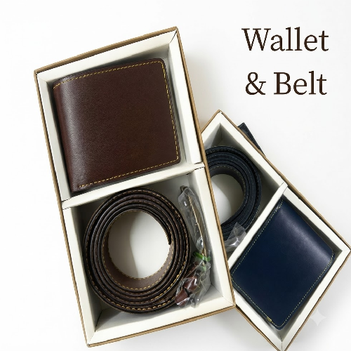 Wallet Belt Combo Set