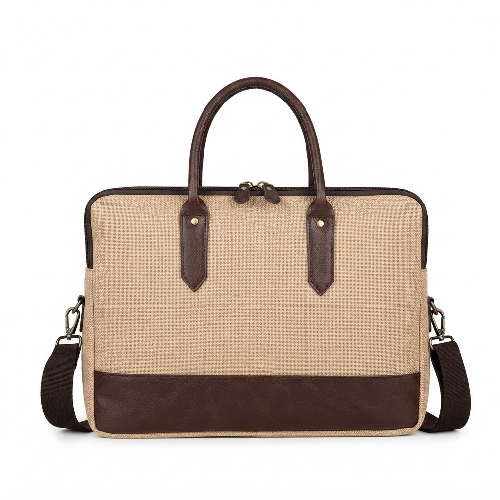 Jute laptop bag