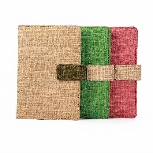 Eco Freindly Jute Cover Notebook Diary